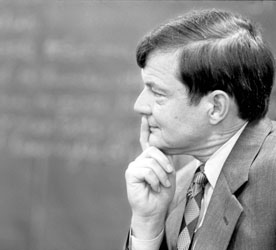 Les Garner in the classroom, January 1997