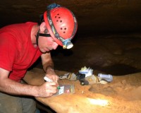 Rhawn Denniston, who won a grant to student stalagmites for evidence of climate changes over thousands of years.