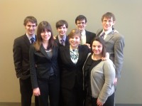 Cornell College's mock trial team.