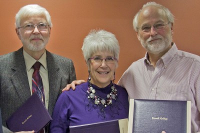 Professors Craig Allin, Gayle Luck, and Don Chamberlain