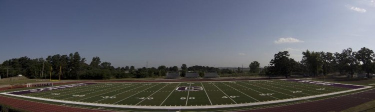 The new turf in Ash Park.