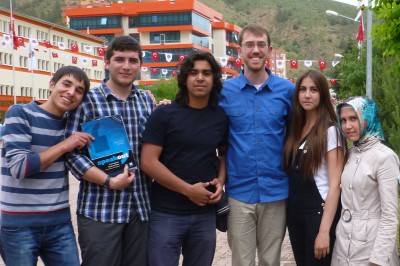 Will Dinneen '12 during Fulbright year in Turkey