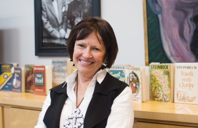 Susan Shillinglaw ’73, an authority on the work of John Steinbeck and a professor at San Jose State University in California.