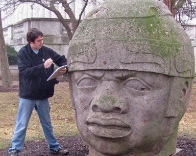 Olmec colossal head at Field Museum