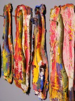 Paint brushes made entirely from paint by John Wagoner ’05