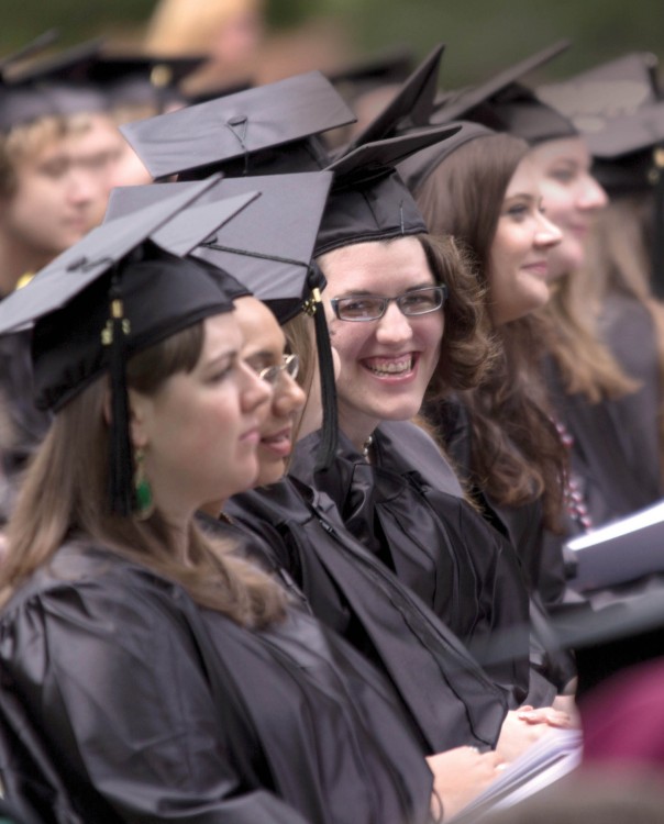 They've been your friends all through college; you should get to sit with them one last time