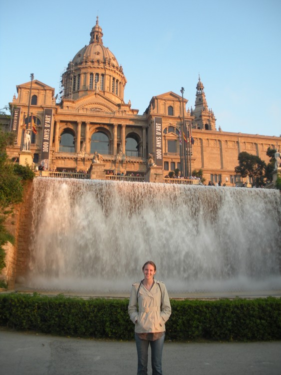 During her semester in Granada, Spain, Alissa Benjamin '11 visited Barcelona. "This was taken on a spring evening as the sun began to set creating a beautiful glow on the National Art Museum of Catalonia and the fountains in front of it," she wrote.