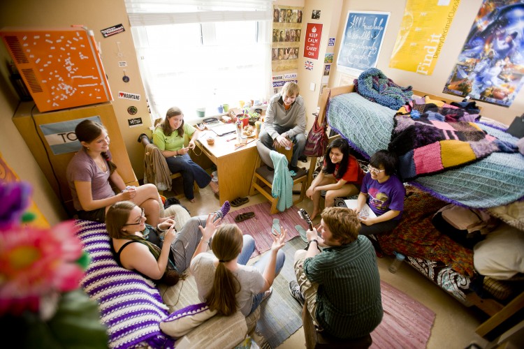 Cornell will remain a residential college, but one of the challenges of enrollment growth is finding ways to house more students. Many will continue to live in traditional residence halls such as Pfeiffer (pictured), but some may live in apartments in Mount Vernon or, starting year, at the Sleep Inn.