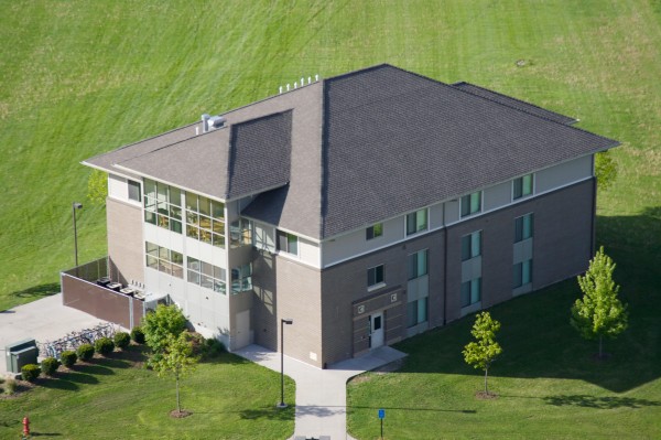 Smith Hall from above