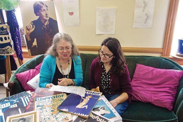 Professor Hankins with Laura Michelson ’16