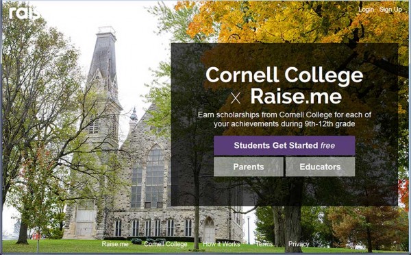 Cornell College Raise.me Portal