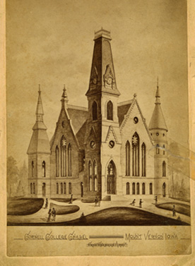 Original rendering of the Chapel by Chicago architect Cass Chapman