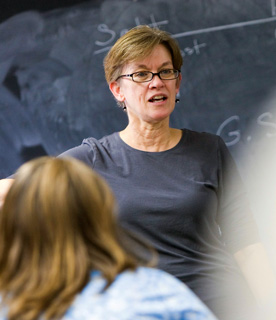 The students' enthusiasm generates excitement in Barbara Christie-Pope, Dimensions faculty director and professor of biology. 