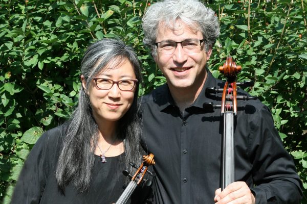 Miera Kim, violinist, and Carey Bostian, cellist, will perform on Oct. 10.