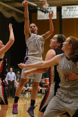 Senior Diamond Boyd is Cornell’s only three-sport athlete, and she holds records in all three.