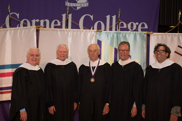 From left: Haley, Sunderlage, Martin, Ruter, Miller. (Photo by Robyn Schwab Aaron '07)