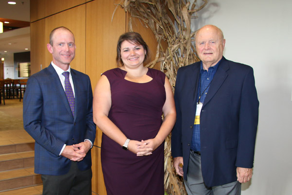 From left: Heller, Schneider, Woodman. (Photo by Kerry Kahl)