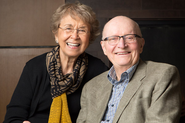 Terry and Jon Stark ’52 (Photo by Lisa Lewis) 