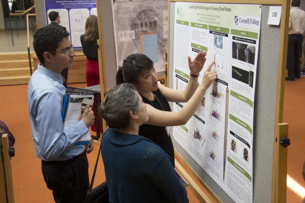 Students present their work to their faculty, fellow students, and the community. 