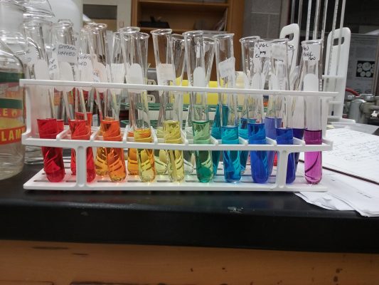 colorful test tubes