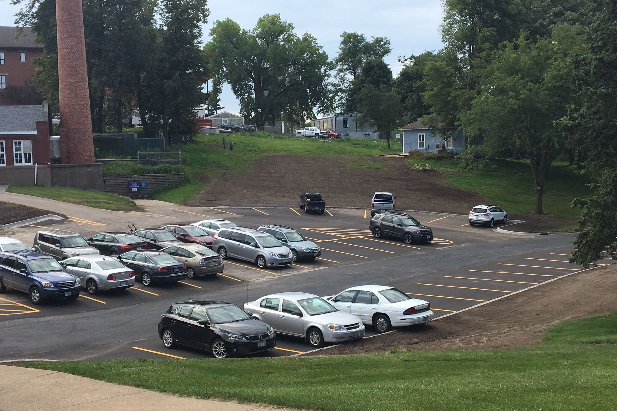 Cole Library Parking lot