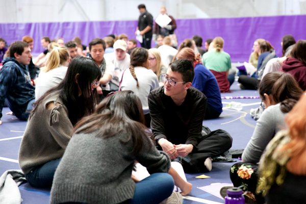 Students take on refugee role in simulation