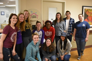 Group photo from ASB (Rossier '18 front row-center)