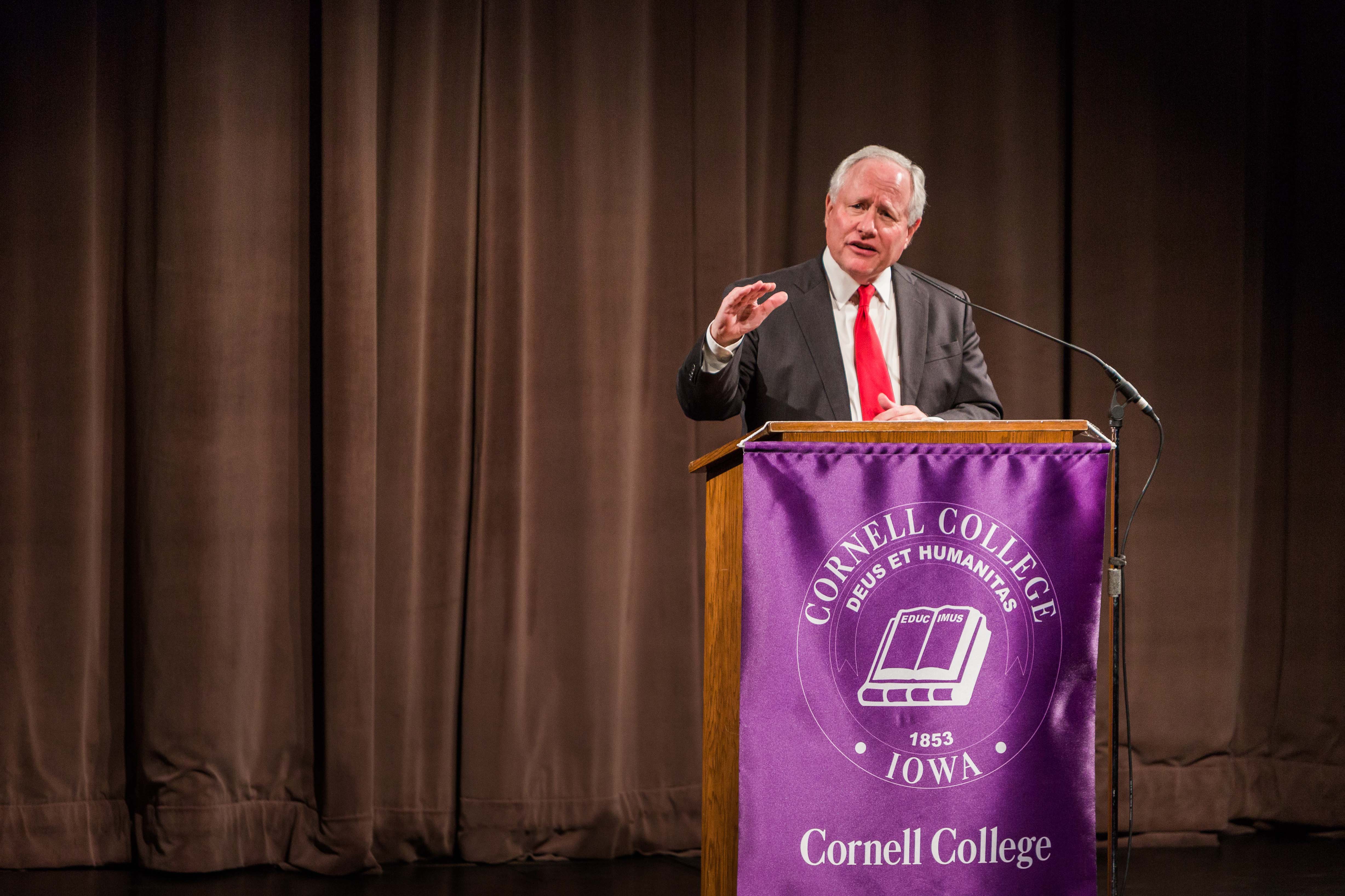 William Kristol at Cornell College