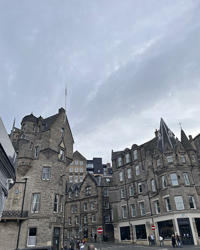 City street in Scotland