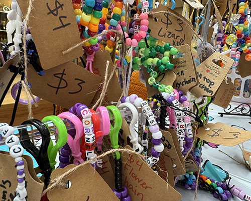 Bracelets made by Elena Gonzalez '26