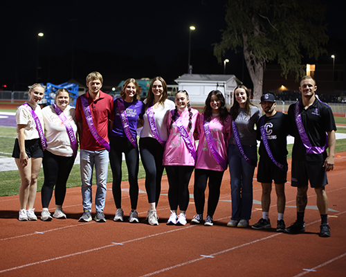 Cornell College's 2025 Homecoming Court.