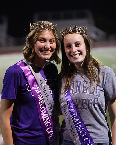 Cornell College's Homecoming 2025 Royalty.
