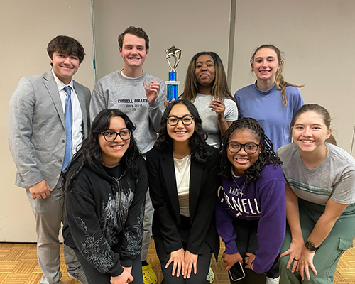 Cornell College Mock Trial team Impractical Mockers at the Calkins Invitational.