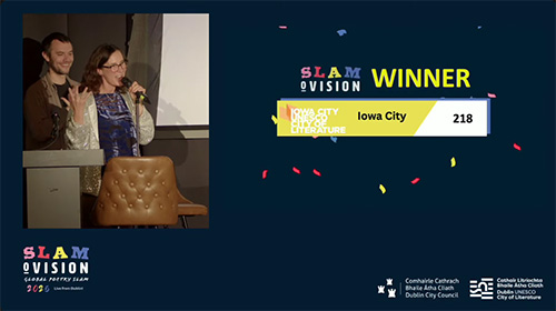 A screenshot of the announcement of Henry winning the event.