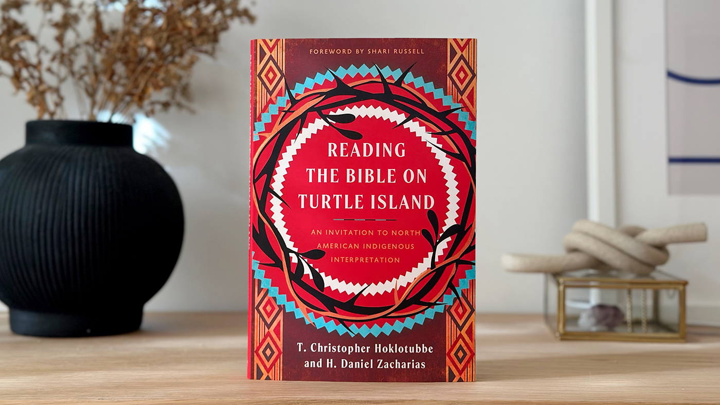 Photo of book: “Reading the Bible on Turtle Island”