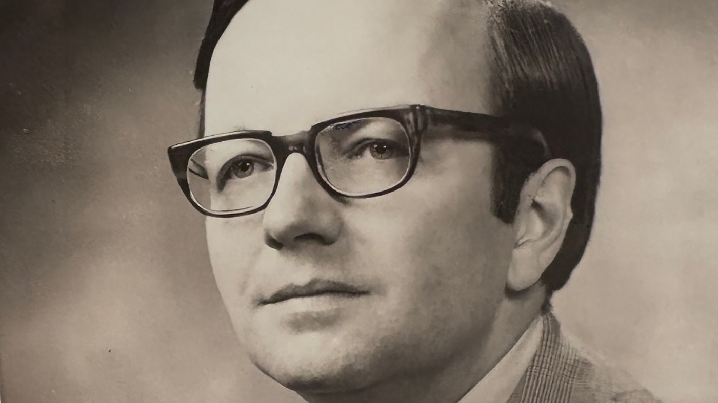 President Secor in class