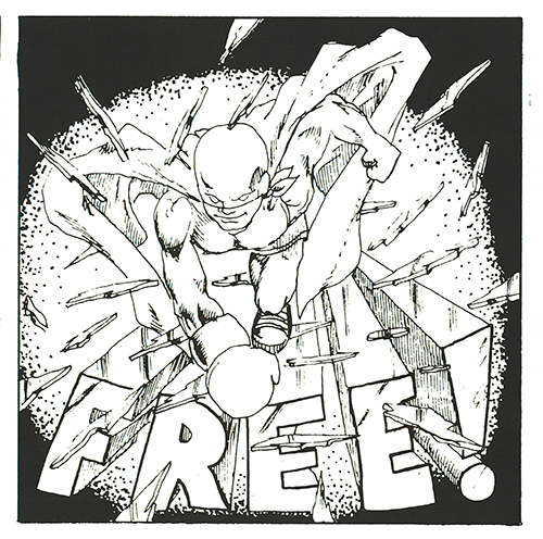 A drawing from the Brown Bomber comic.