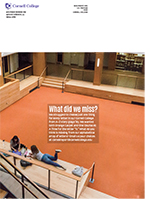 Back cover of the Fall 2025 Cornell Report