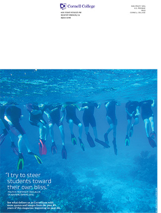 Back cover of the Spring 2025 Cornell Report