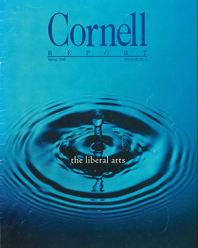 Liberal Arts issue cover - drop of water in a pond, Spring 99