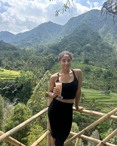 Olivia Cotton in Indonesia