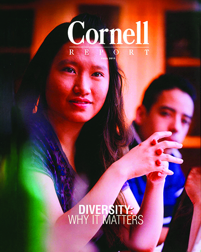 Student on cover of magazine