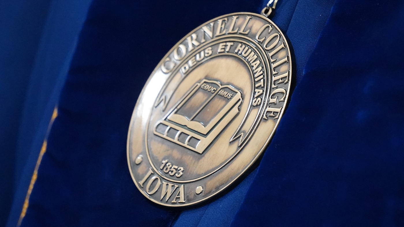 Photo of Cornell's seal