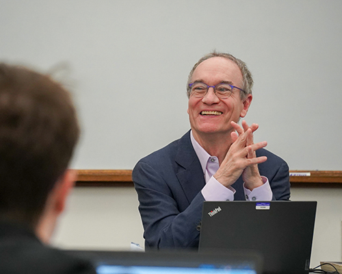 James Martin teaching in class