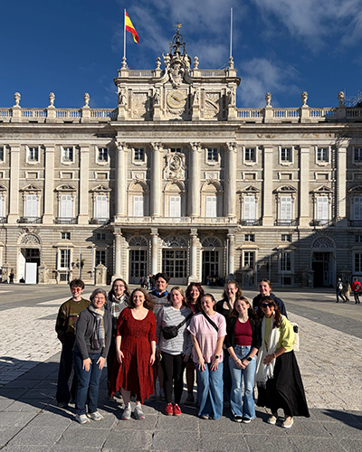 Cornell students visited Spain as part of an off campus studies course