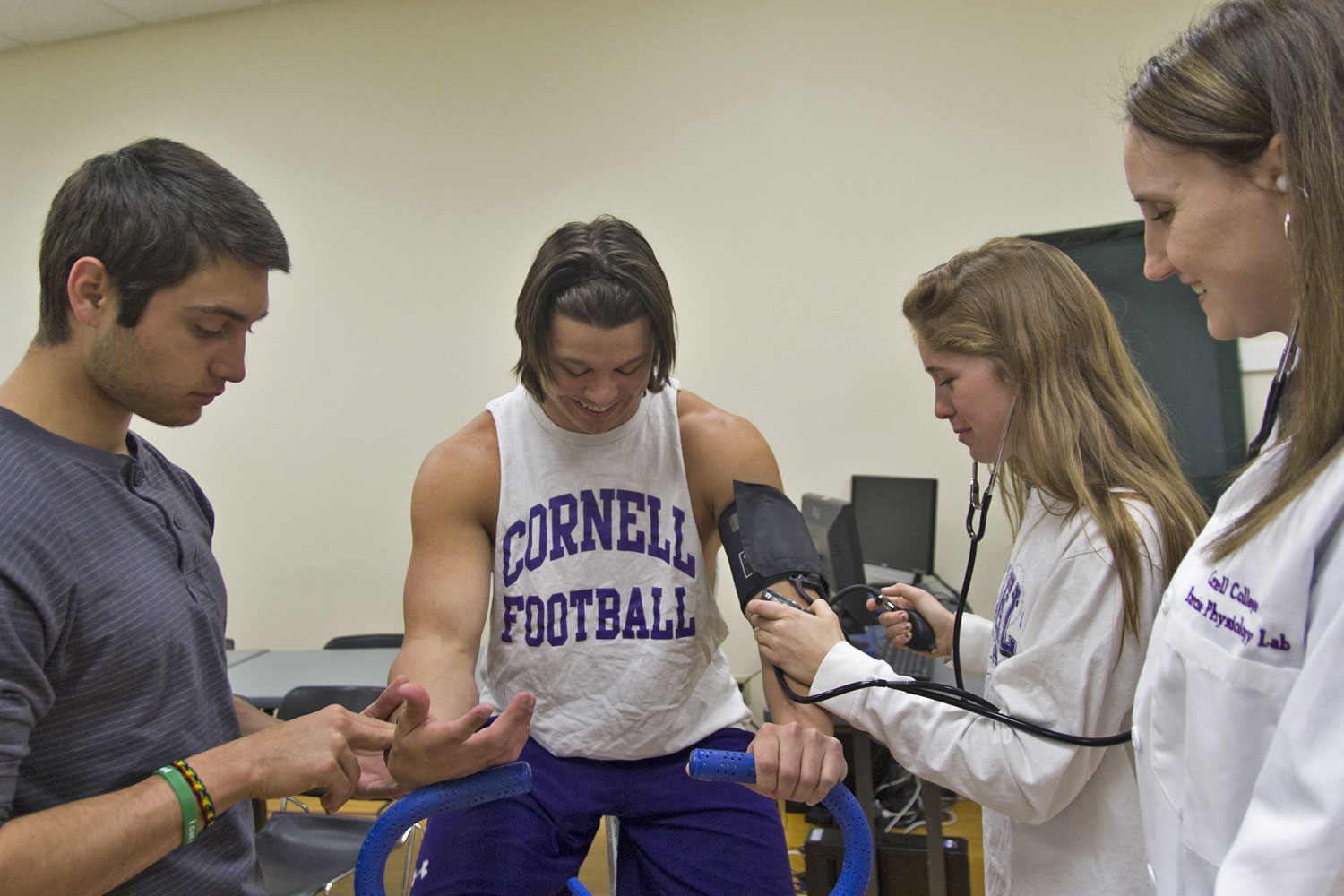 Exercise Physiology lab students