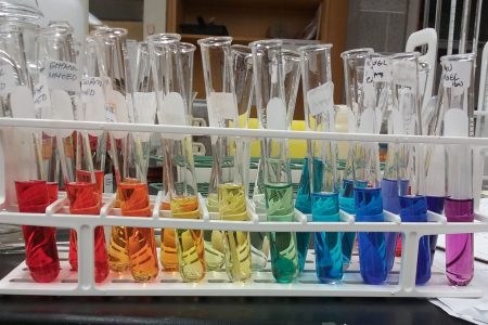 colorful test tubes 2