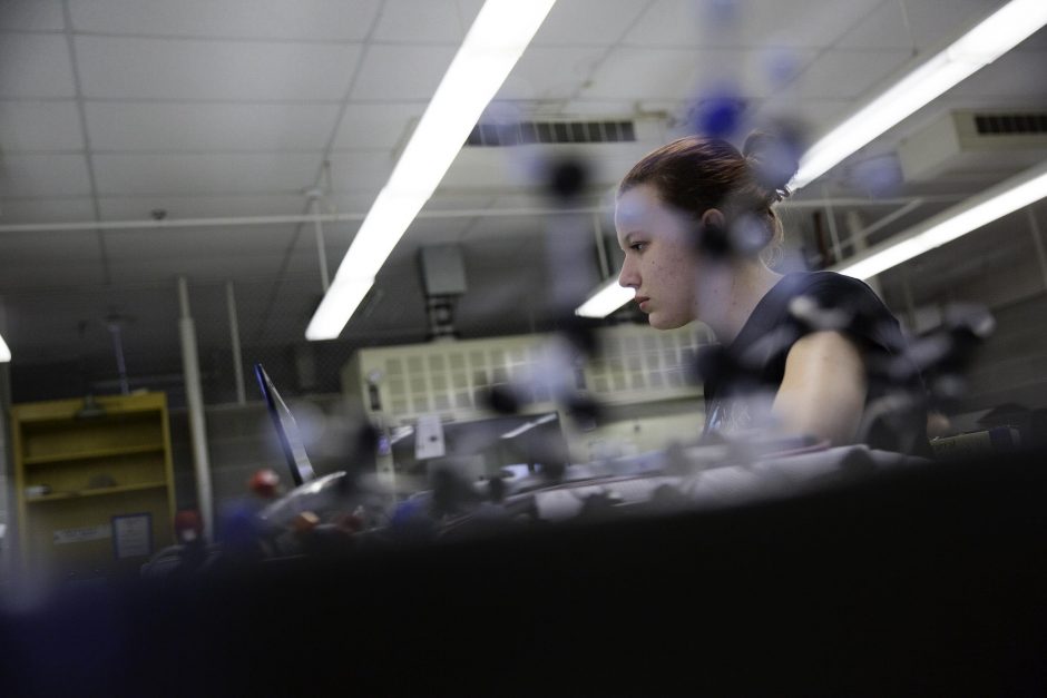 Students research in Professor Jai Shanata's lab 3