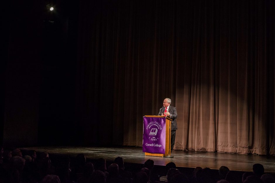 William Kristol at Cornell College