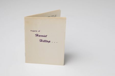 Harriet Hilltop booklet - 1953